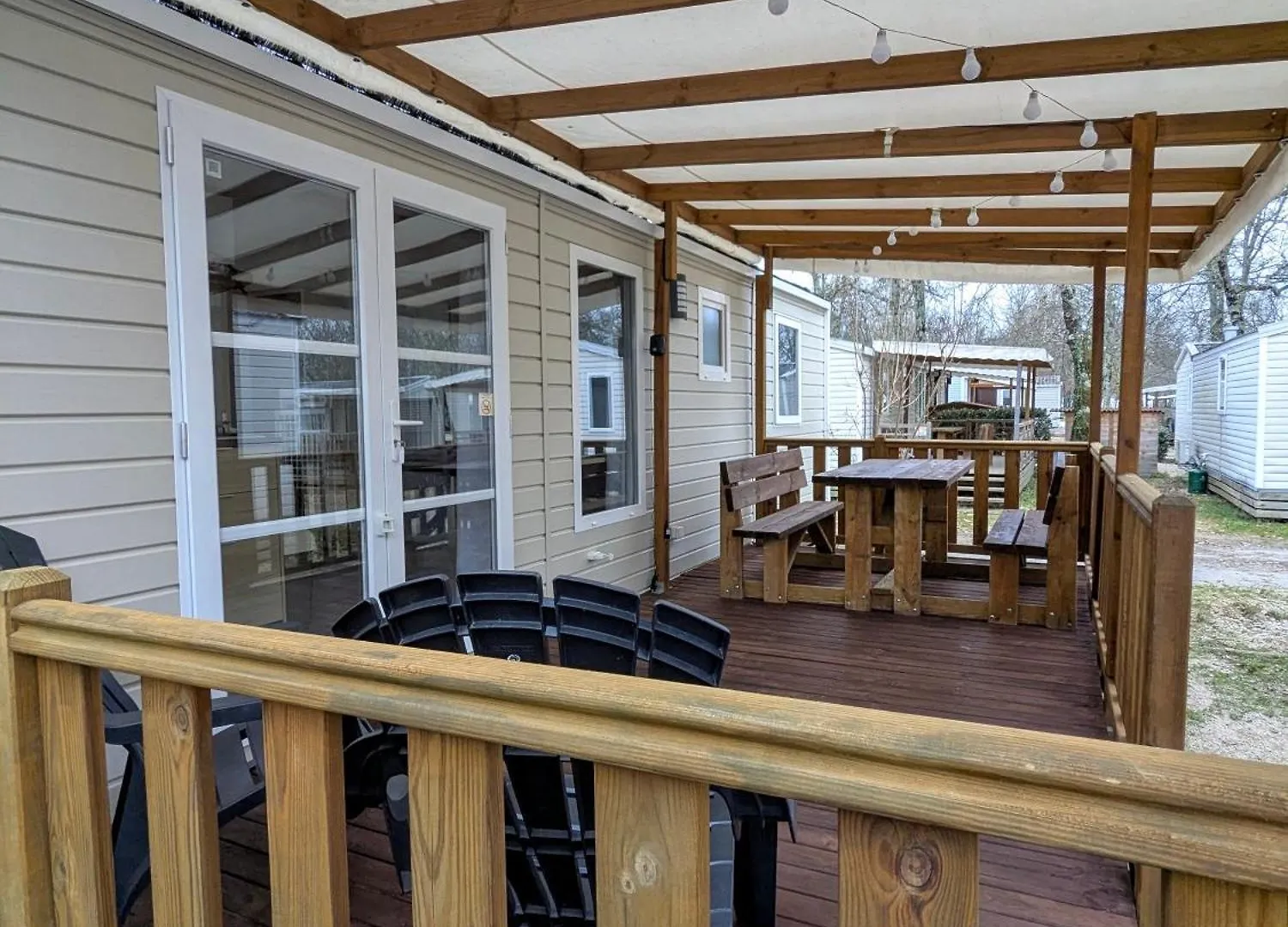 Ardeche, Mobil Home 6 Personnes Climatise Лагорс Франция
